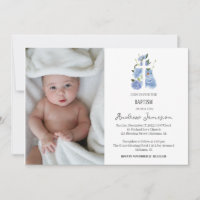 Cruz Cristã Floral Moderna Elegante | Batismo