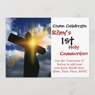 Convite Cruz Cristã na Páscoa Serviço Sunrise