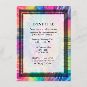 Convite Cruz da tintura do laço com coração no centro