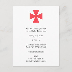 Convite Cruz de Freemasons