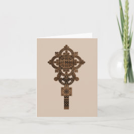 Convite Cruz de Mão de Madeira