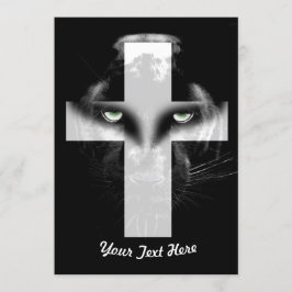 Convite Cruz de Pantera Negra