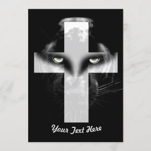 Convite Cruz de Pantera Negra