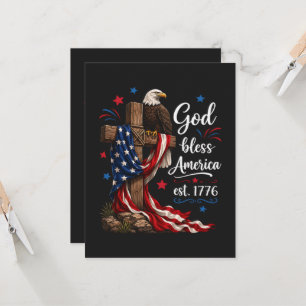 Convite Cruz Patriótica Deus Abençoe a América