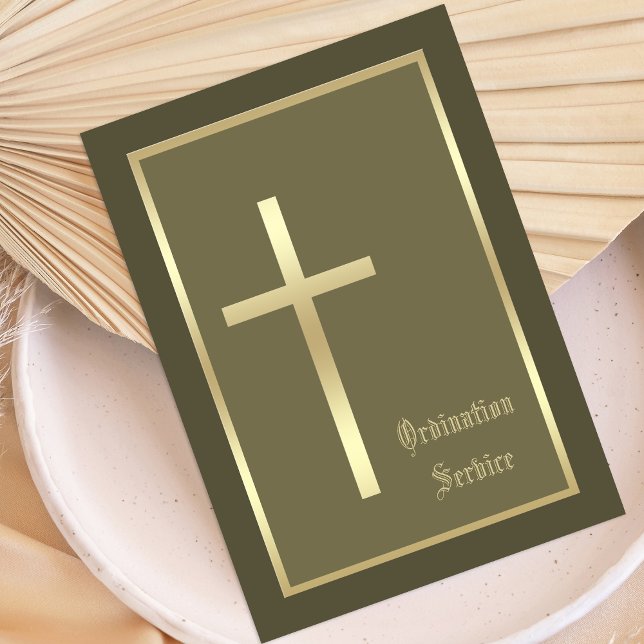 Convite Cruzado de Diploma da Igreja (Criador carregado)