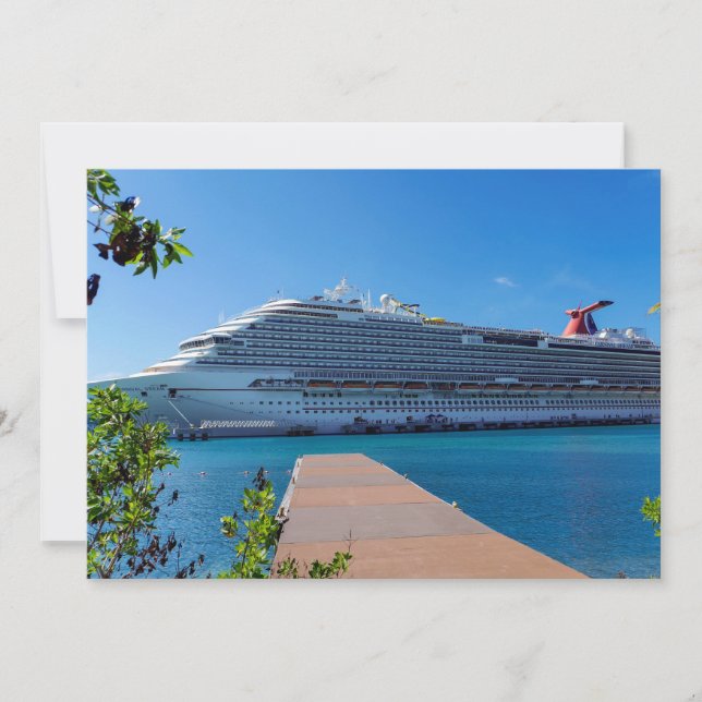 Convite cruzeiro Caribbean Dream (Frente)