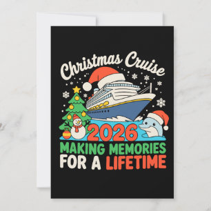 Convite Cruzeiro de Natal 2026 Criando Memórias Para a Vid