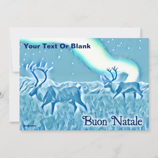 Convite Crystal Blue Cariou - Buon Natale (Frente)