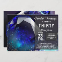 Crystal Jewel Sagittarius Topaz Aniversário de dez