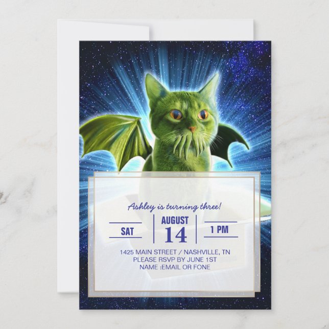 Convite Cthulhu (Frente)