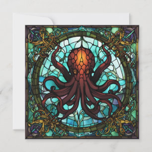Convite Cthulhu StainGlass