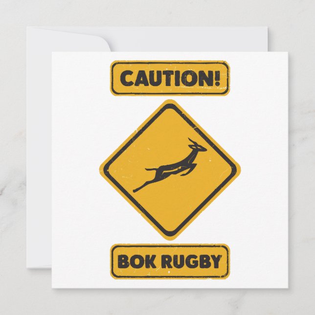 Convite Cuidado - SpringBoks Atravessando (Frente)