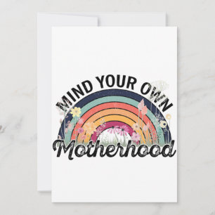 Convite Cuide da sua própria maternidade, presentes no Dia