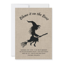 Culpe-o no Festa de Boos Burlap Halloween