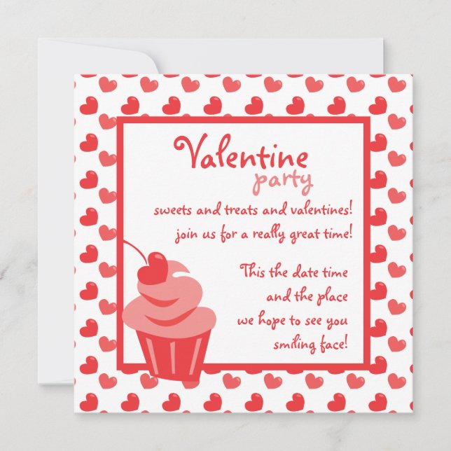 Convite Cupcake pop (Frente)