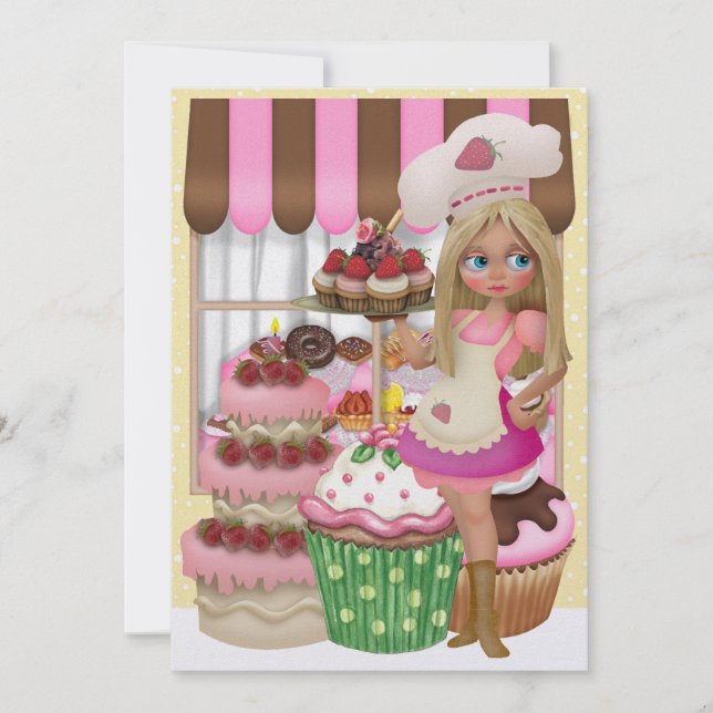 Convite Cupcakes Alguém? - SRF (Frente)