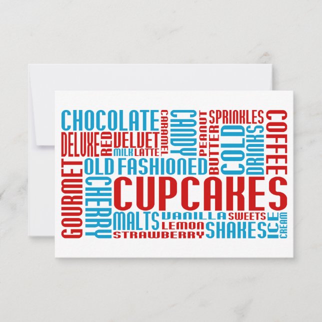 Convite cupcakes chitChat (Frente)