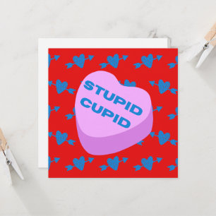 Convite Cupido Estúpido, Notecard Plana