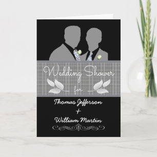 Convite Custom Gay Wedding Shower Invitation
