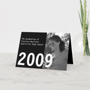 Convite Custom Graduation 2009 Announcement