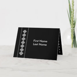 Convite CUSTOM NAME Usher Invite with Diamond Checks