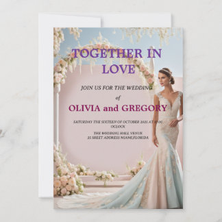 Convite Custom Wedding Invitation Cards | Personalized 