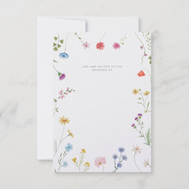 Convite Customisable wedding invitation (Frente)