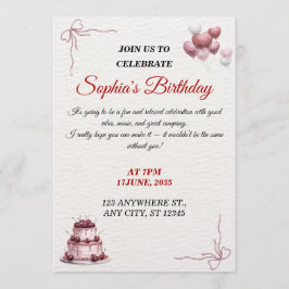 Convite customizable 