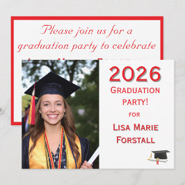 Convite Customizable Graduation 