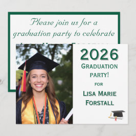 Convite Customizable Graduation 