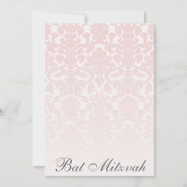 Convite customizável de Mitzvah do bastão (Frente)