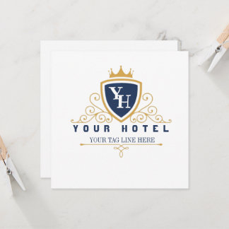 Convite Customize Luxury hotel business company restaurant