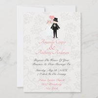 Cute and elegant wedding and reception