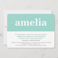 CUTE BAT MITZVAH Trendent name Chevron padrão hort