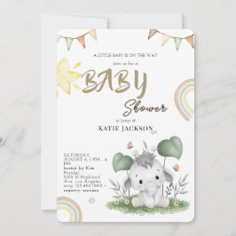 Convite Cute Budget Baby Shower