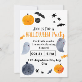 Convite Cute Halloween Invitation | Kids & Family