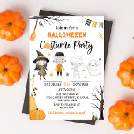 Convite Cute Kids Costume Festa de Halloween<br><div class="desc">Cute Kids Costume Festa de Halloween</div>