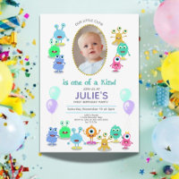 Cute Little Monsters Photo Birthday Party