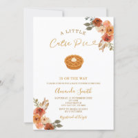 Cute Mini Cutie Pie Gingham Fall Chá de fraldas