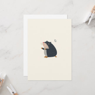 Convite Cute Mole Greeting Card – Invitation Card