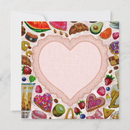 Convite Cute Pastry Confections Sweets