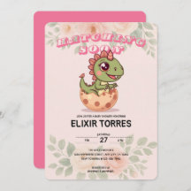 Cute Pink Dino Hatching Soon