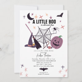 Convite Cute Spooky | Chá de fraldas de Halloween