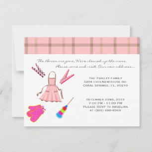 Convite CUTE Sweet House Warming Party Invite