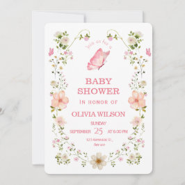 Convite Cute Watercolor Teddy Bear Sleeping on Cloud Baby 