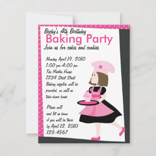 Convite Cutie Baking