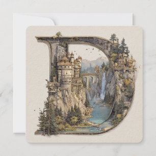 Convite D com Castelos no Livro de Histórias do Céu