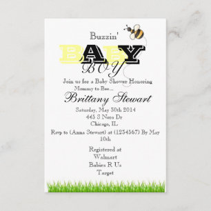 Convite da abelha da bolha
