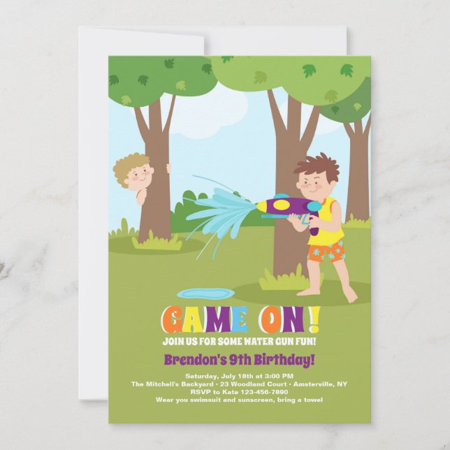 Convite da batalha do respingo (Frente)