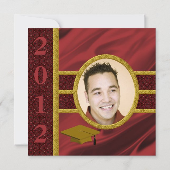 Convite da festa de formatura da foto (Frente)